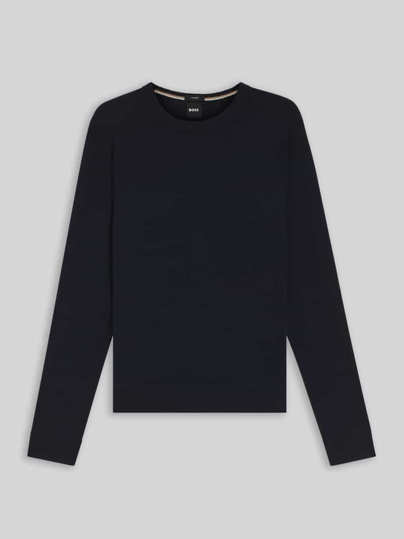 Boss Relaxed fit gebreide pullover van puur kasjmier model 'EMIGLIORE'