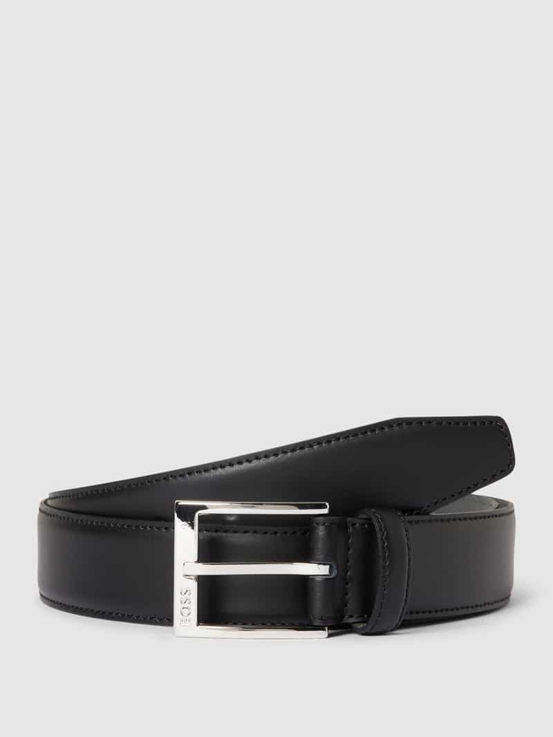 Boss Leren riem met doornsluiting model 'ELLOTYO'