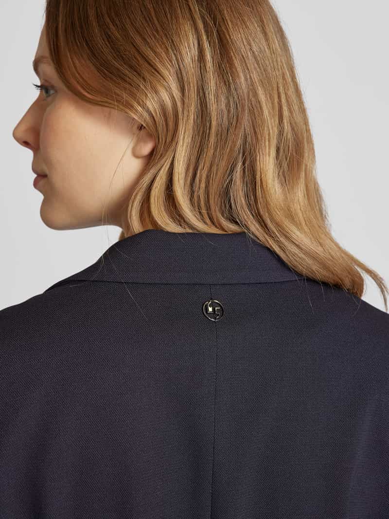 comma Blazer van viscosemix met klepzakken
