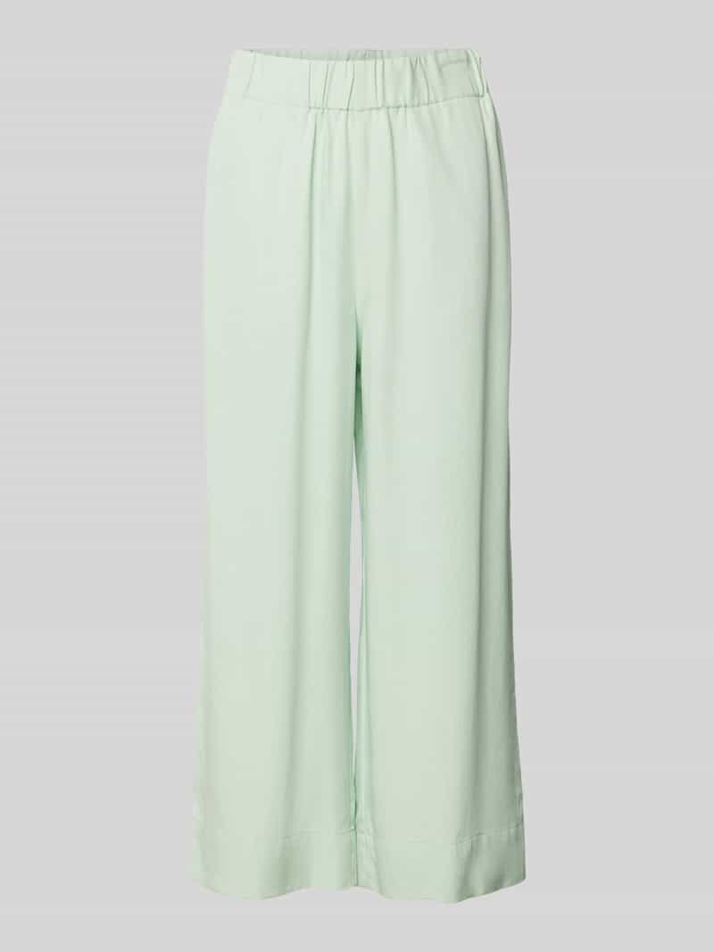 Marc O'Polo DENIM Wide leg stoffen broek met verkort model