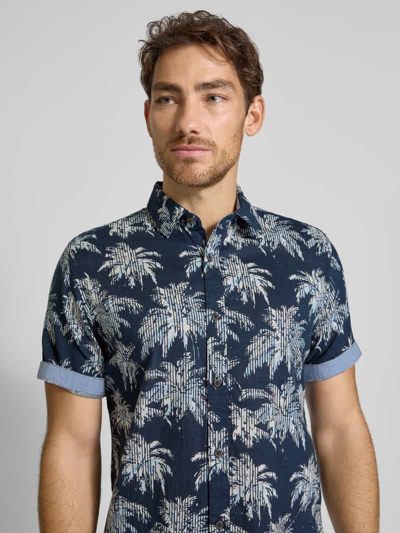 Tom Tailor Regular fit vrijetijdsoverhemd van puur katoen