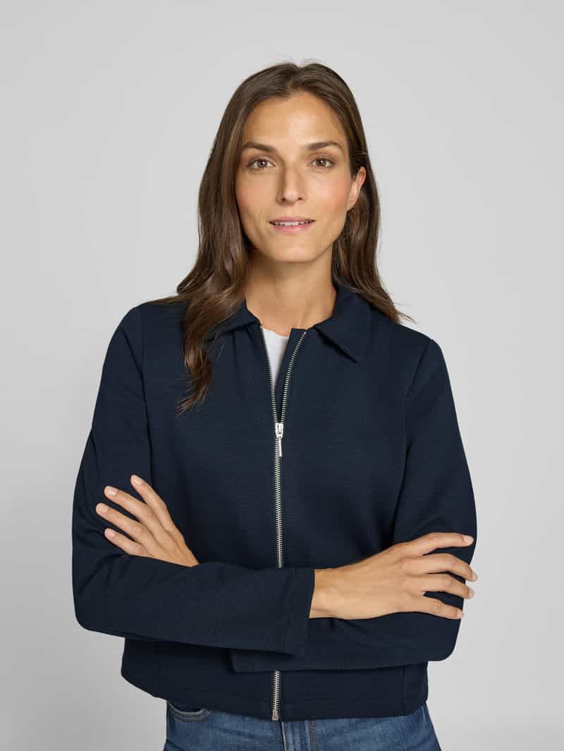 Tom Tailor Regular fit blazerjack van katoenmix