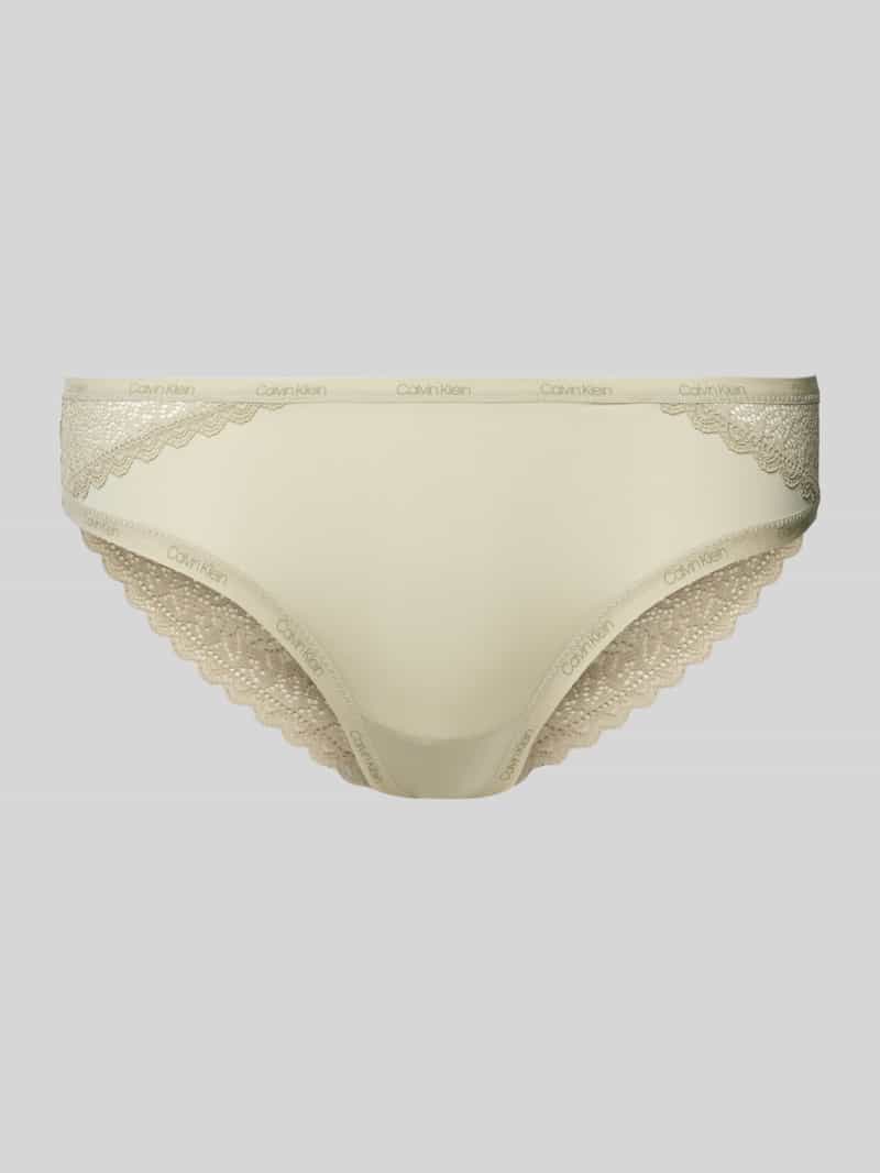 Calvin Klein Underwear Slip met kant model 'FLIRTY'
