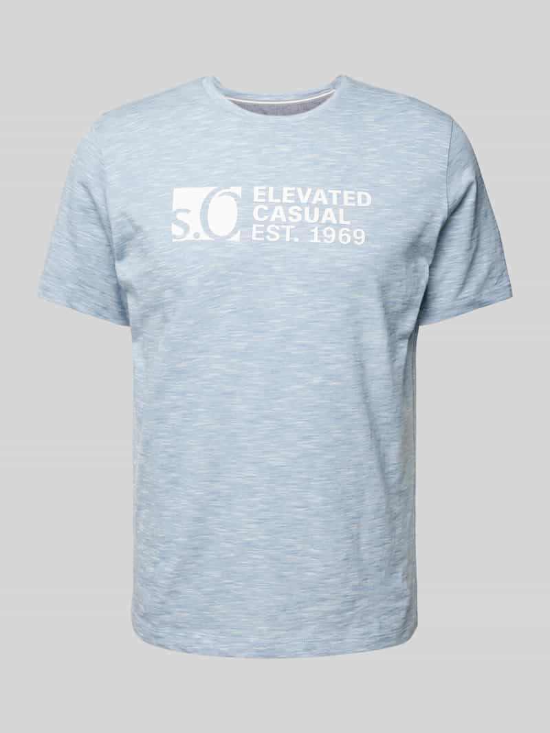 s.Oliver RED LABEL T-shirt met labelprint