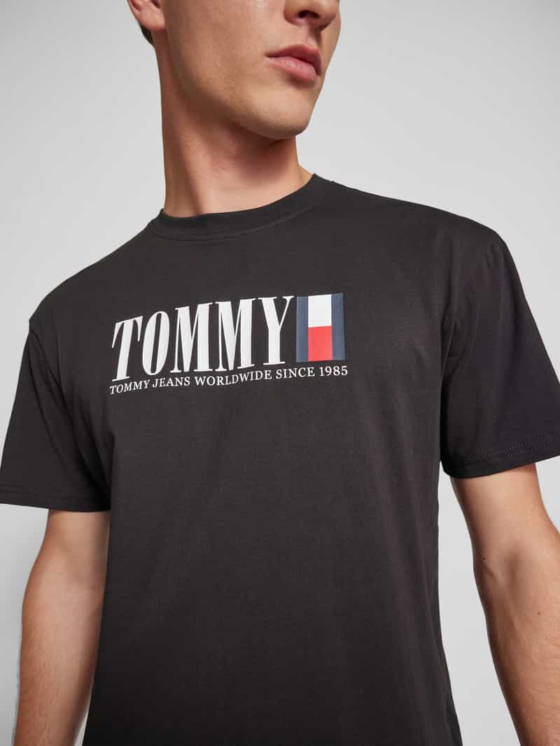 Tommy Jeans T-shirt met labelprint