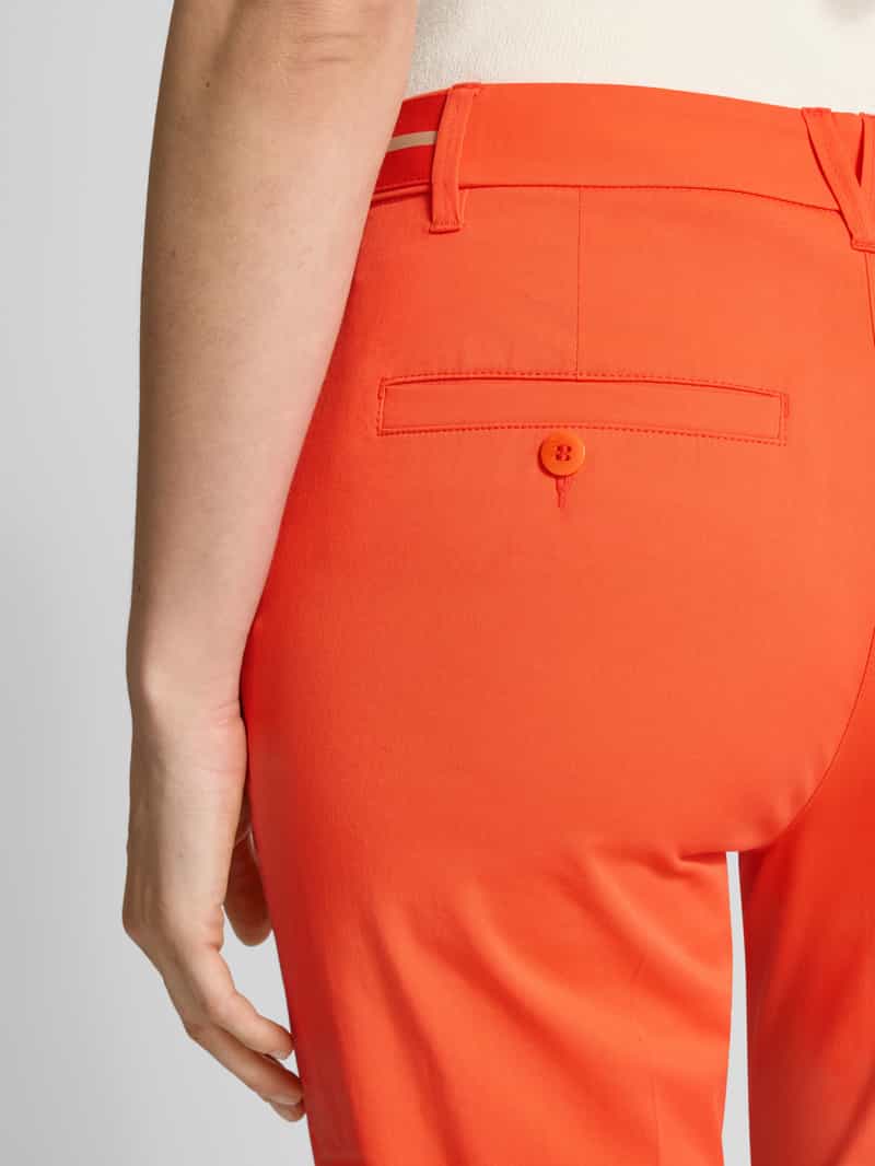 Marc Cain Regular fit broek met verkorte pasvorm en steekzakken