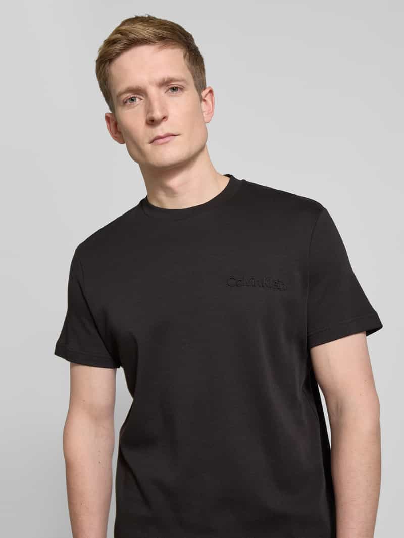 CK Calvin Klein T-shirt met labeldetail
