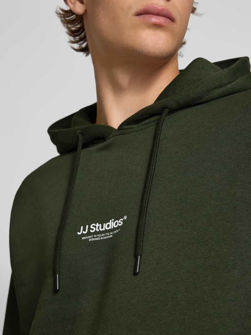jack & jones Hoodie met labelprint model 'SOHO'