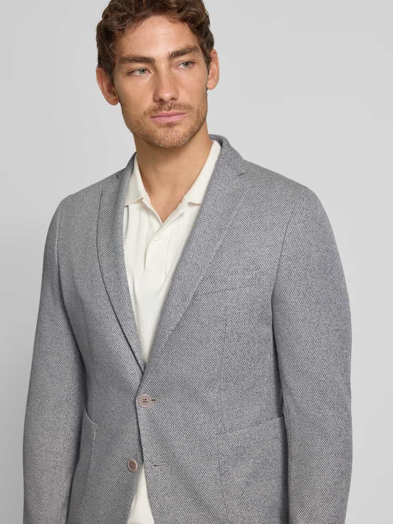 s.Oliver BLACK LABEL Slim fit colbert van gemêleerde jersey