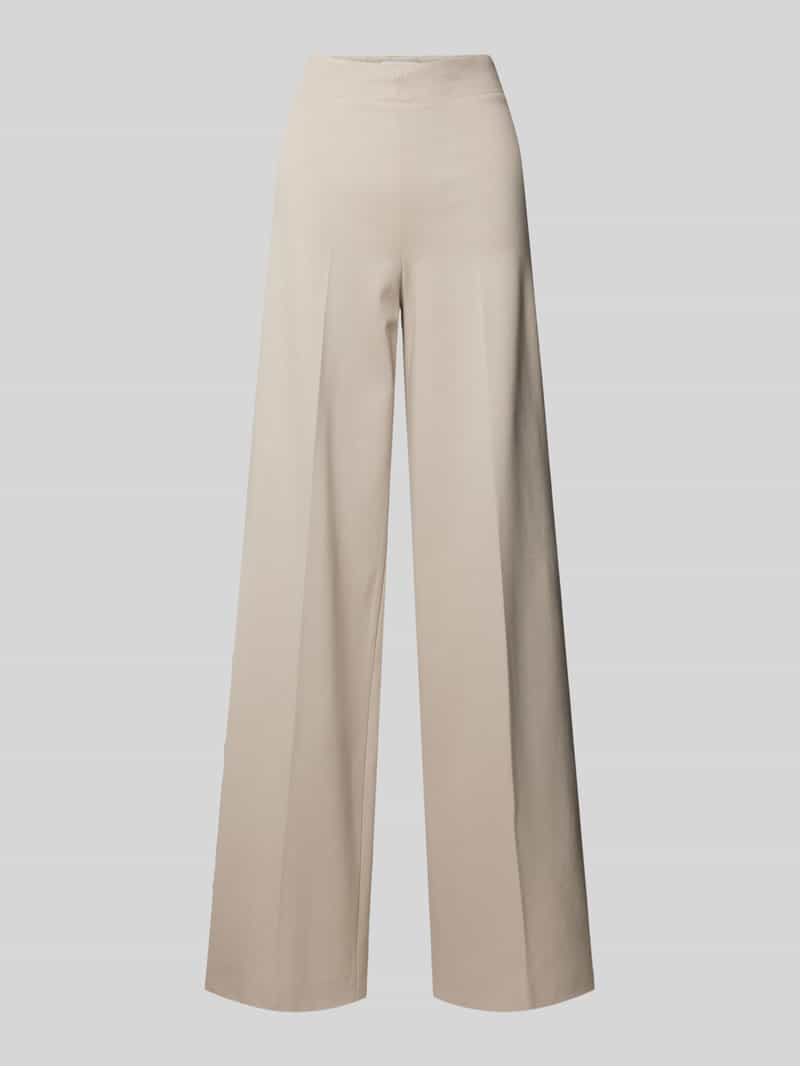 Drykorn Wide leg stoffen broek met ritssluiting opzij, model 'BEFORE'