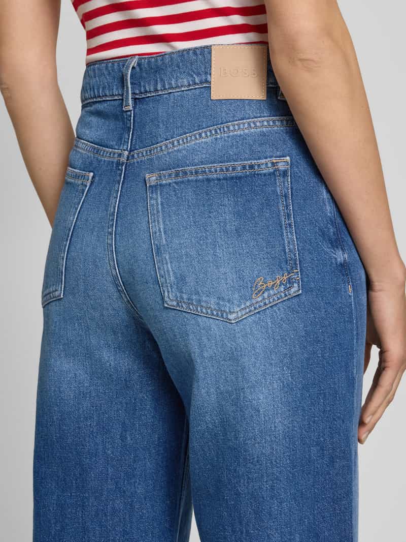 Boss Orange Jeans met wijde pijpen model 'Marlene'