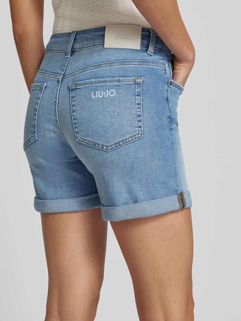 Liu Jo White Korte regular fit jeans in 5-pocketmodel