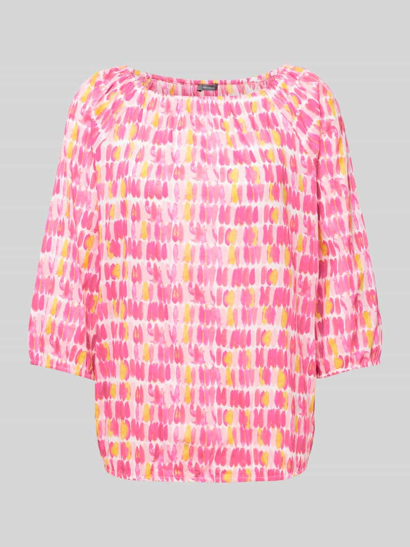 Montego Blouse met all-over motief