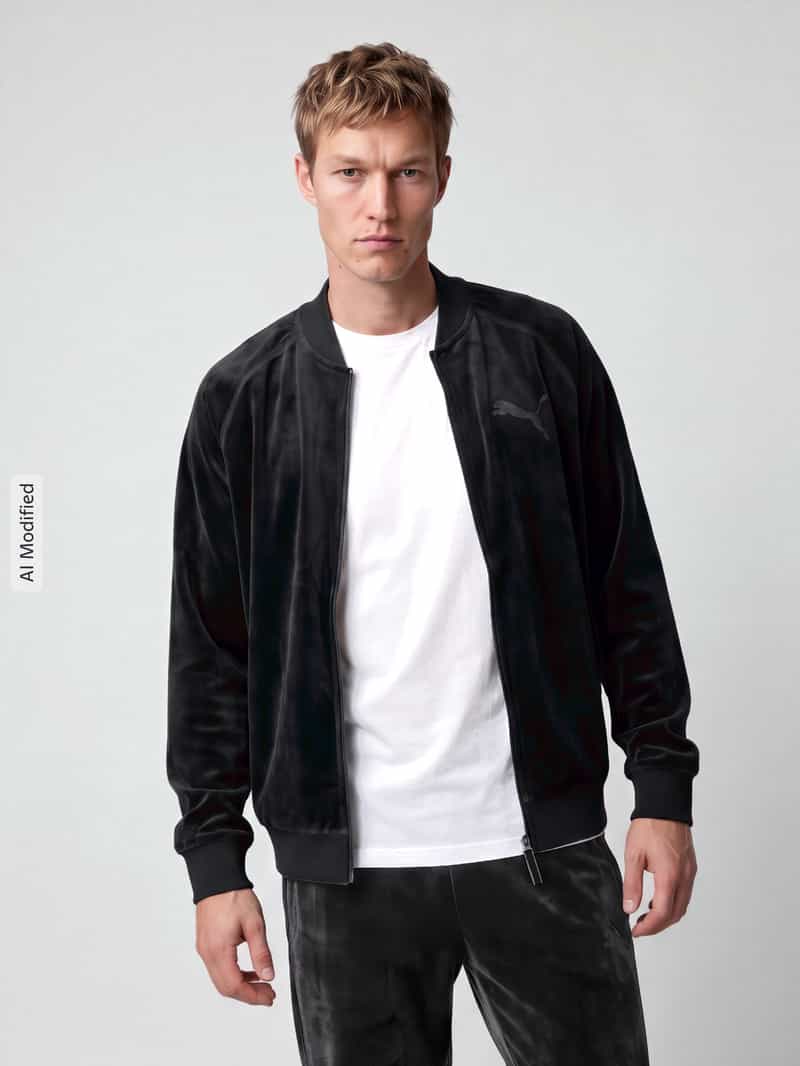 PUMA Performance Sweatjack met groot ruglogo