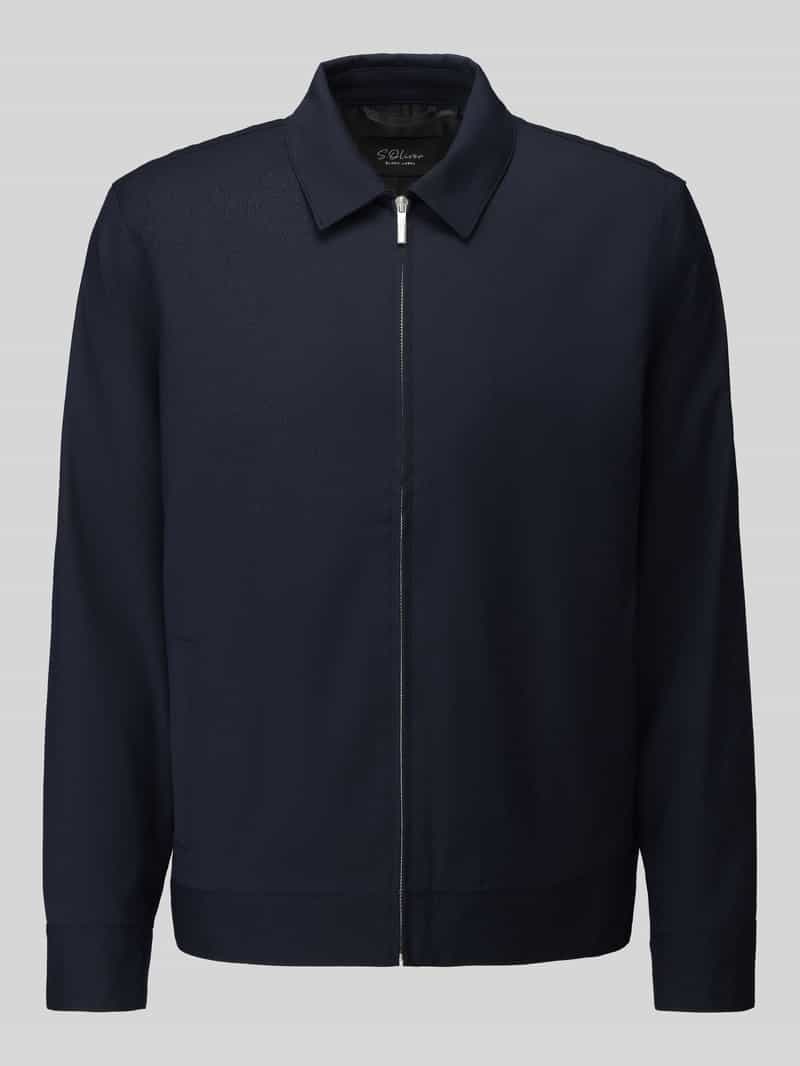 Regular fit blouson met viscose