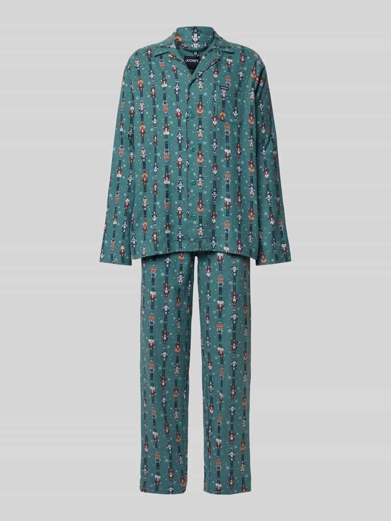 Jockey Pyjama met knoopsluiting