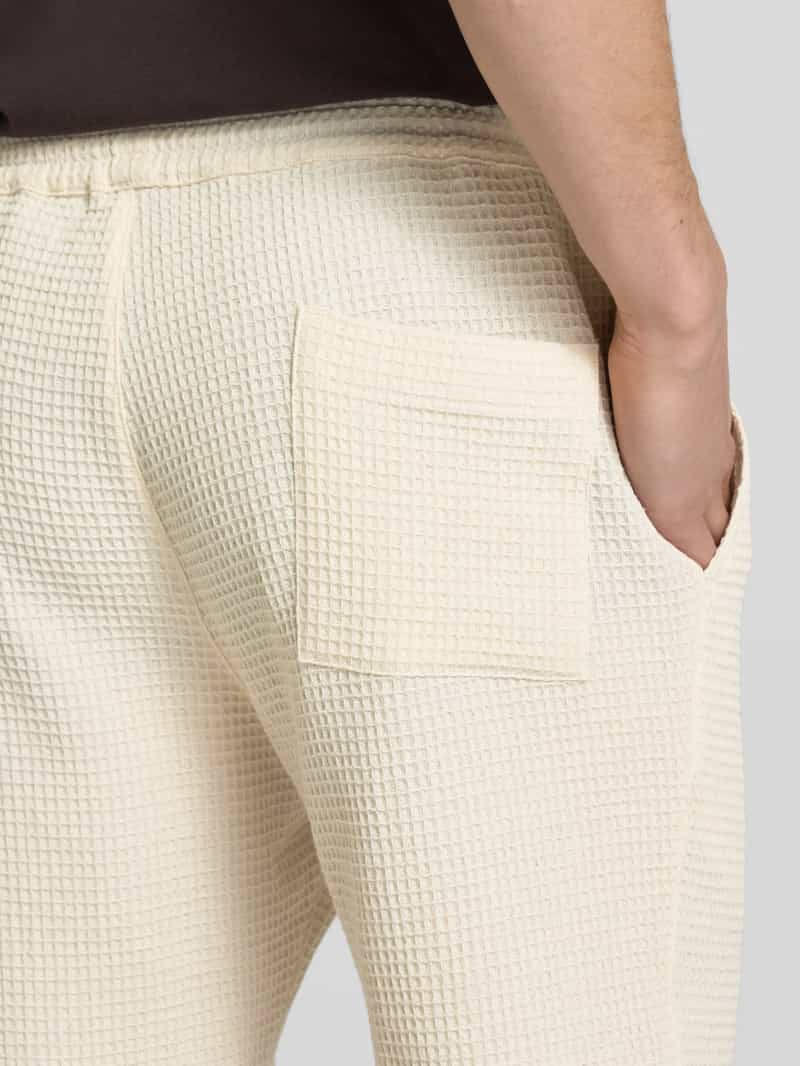 Strellson Regular fit korte broek met structuurmotief model 'Hiro'