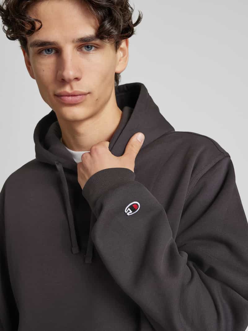 Champion Hoodie met labelstitching