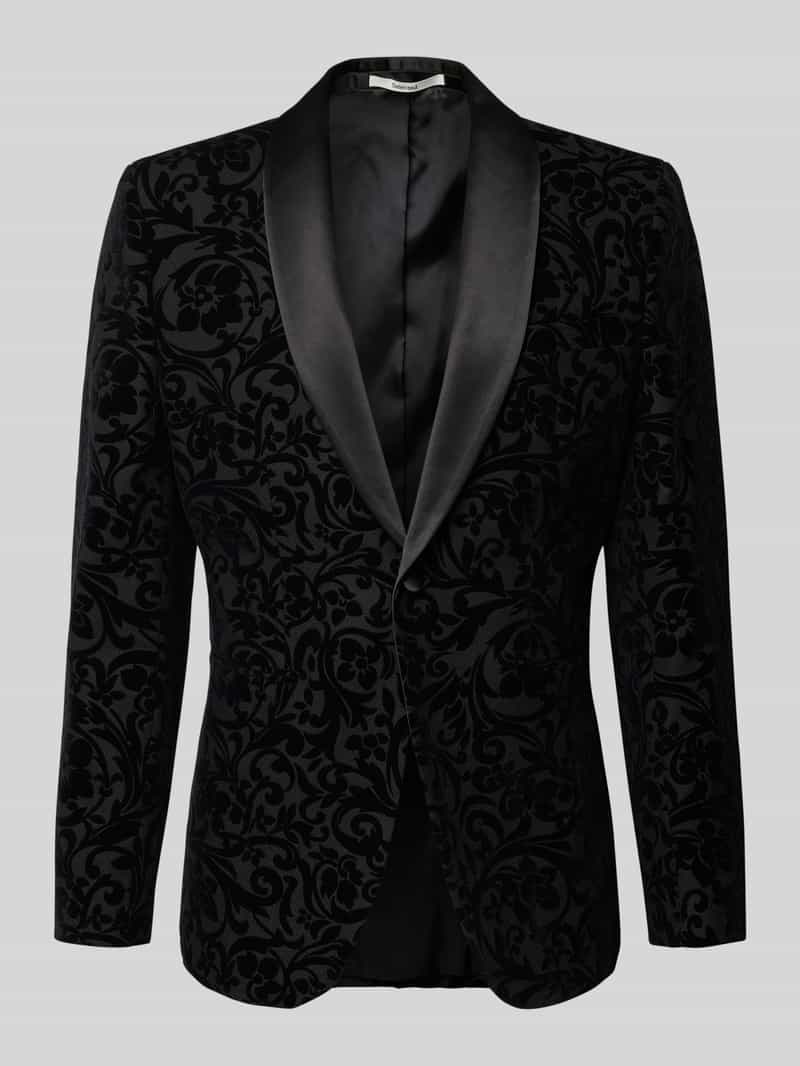 Selected Homme Slim fit smoking van een mix van katoen en wol model 'EDDIE'