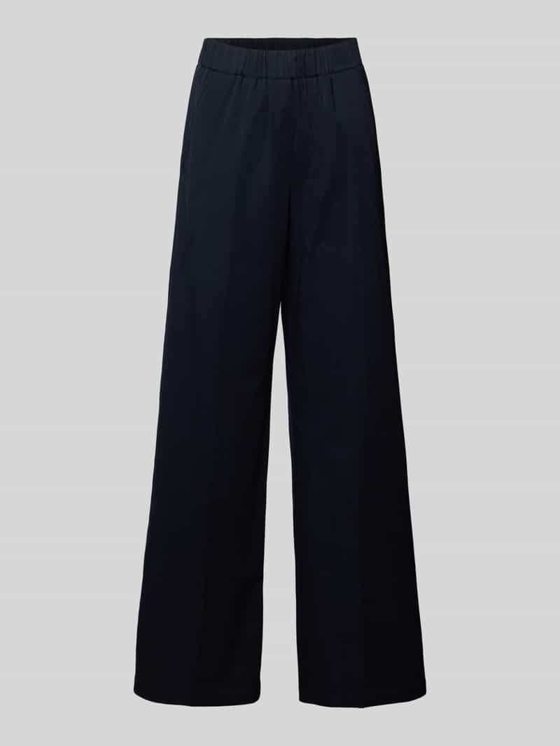 OPUS PANTS Wide leg stoffen broek met paspelzakken aan de achterkant model 'Mucia'