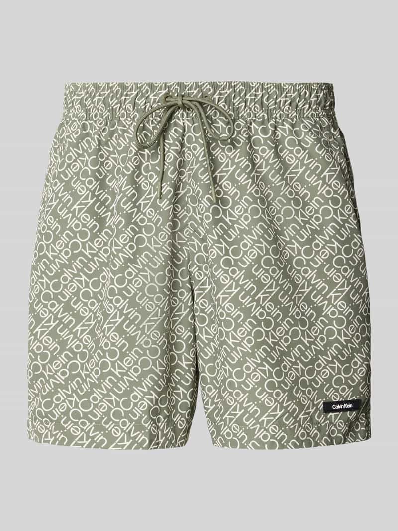 Calvin Klein Underwear Zwembroek met labelpatch