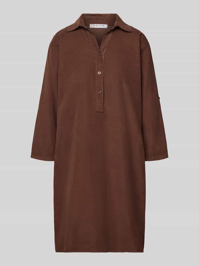 ZABAIONE Knielange overhemdjurk van corduroy model 'Ni44cole'