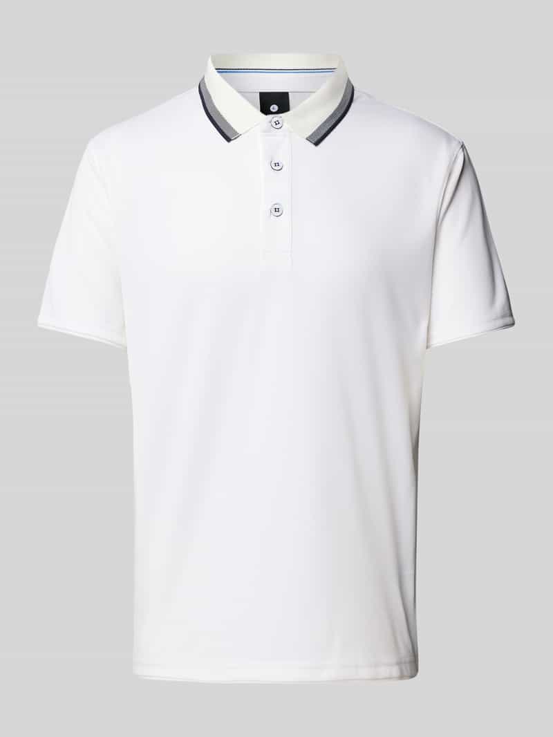 LUHTA Regular fit poloshirt in dubbele-laagjeslook model 'KUORTTI'