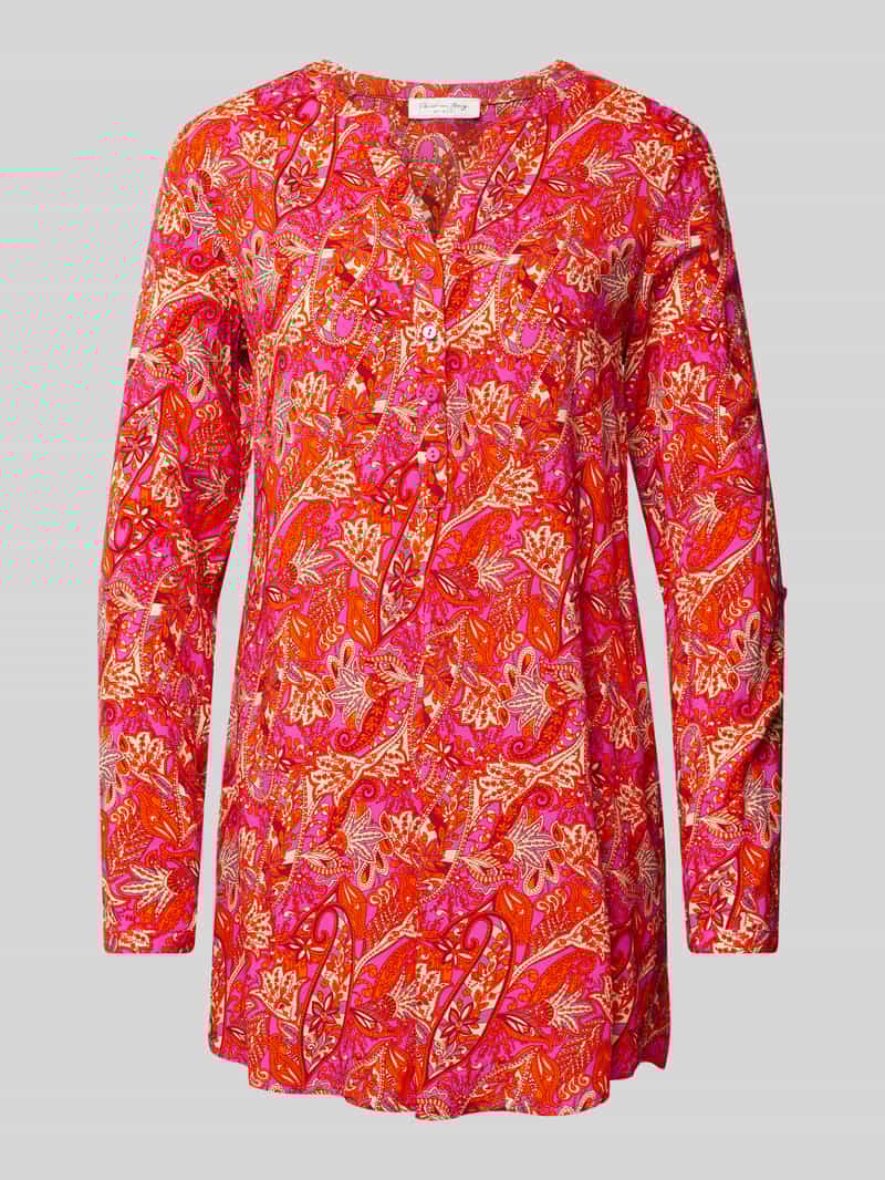 Christian Berg Woman Blouse van viscose met knoopsluiting
