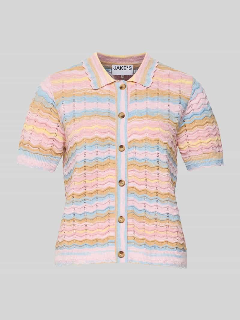 slim fit cardigan in brei-look