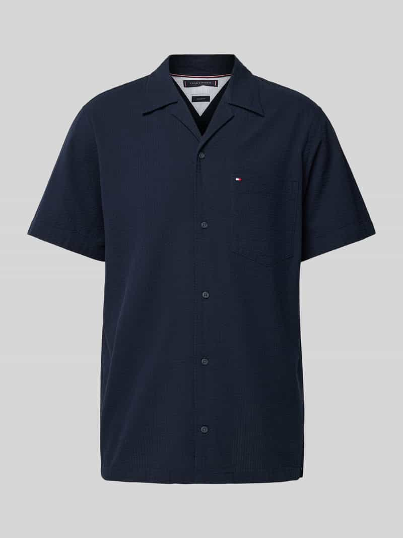 Tommy Hilfiger Regular fit vrijetijdsoverhemd met logostitching