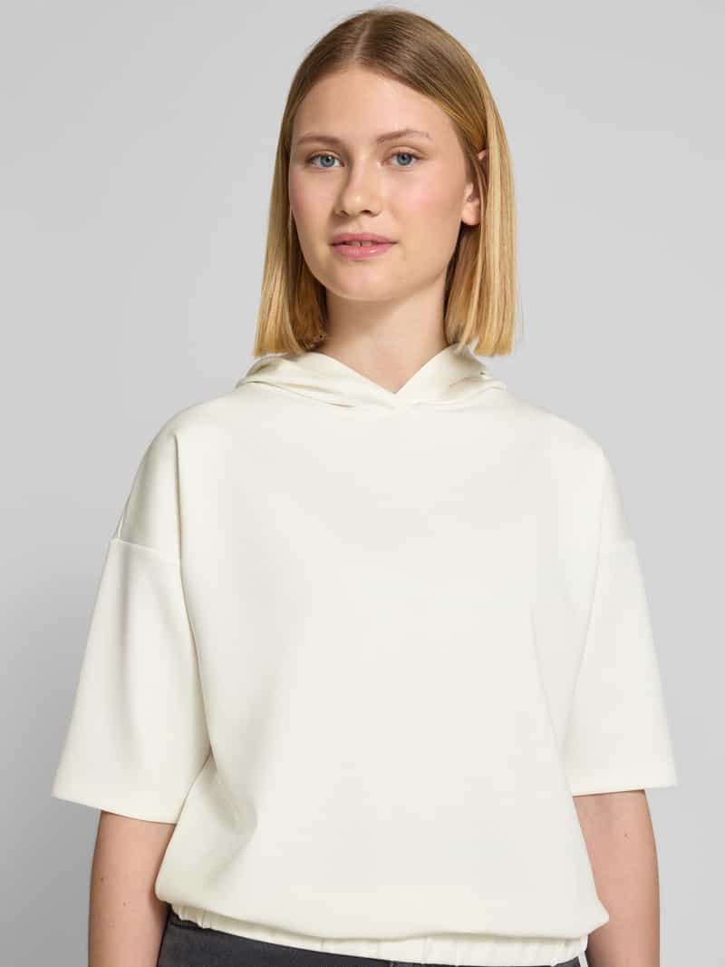 Opus Sweatshirt met capuchon en 1 2-mouwen model 'Gerta'