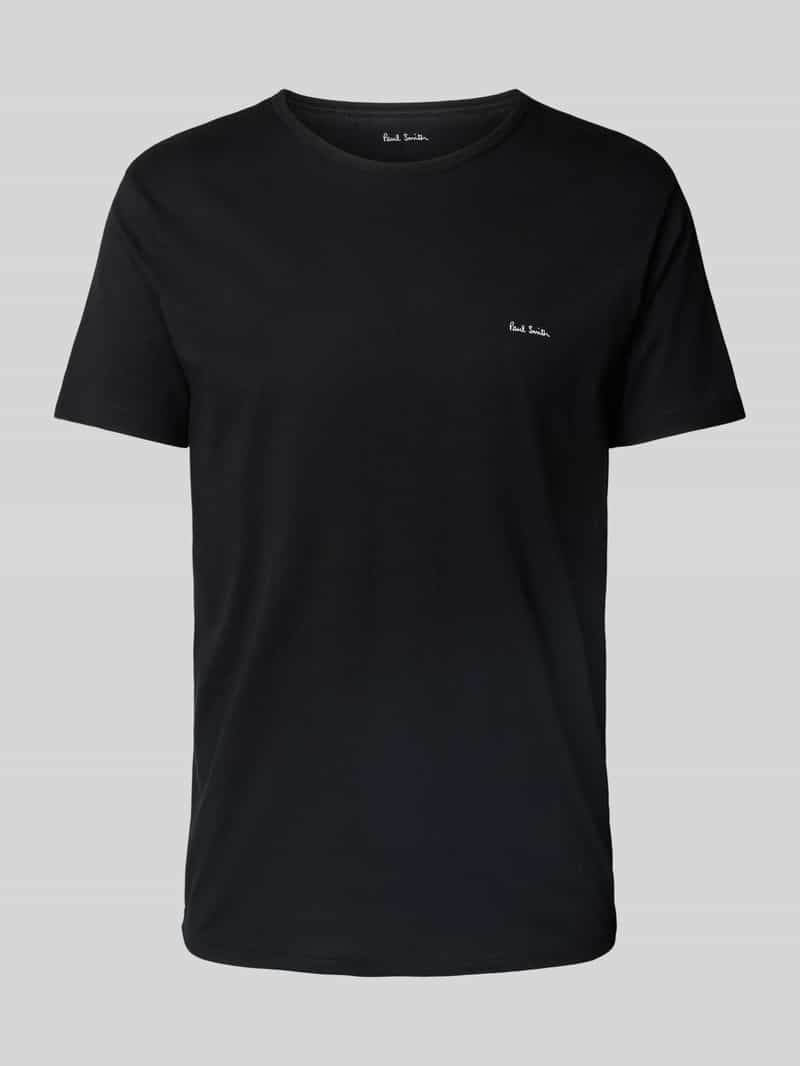 Paul Smith T-short van viscose met labelprint in een set van 3 stuks