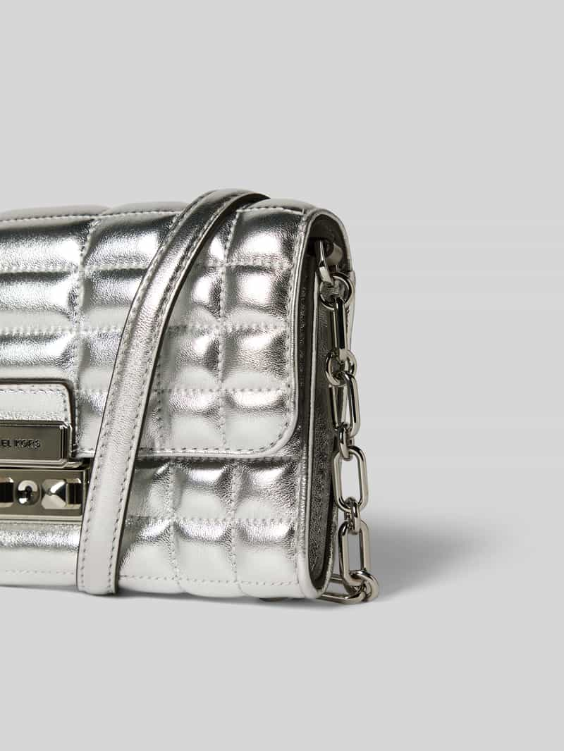 MICHAEL Kors Handtas met kliksluiting in metallic look