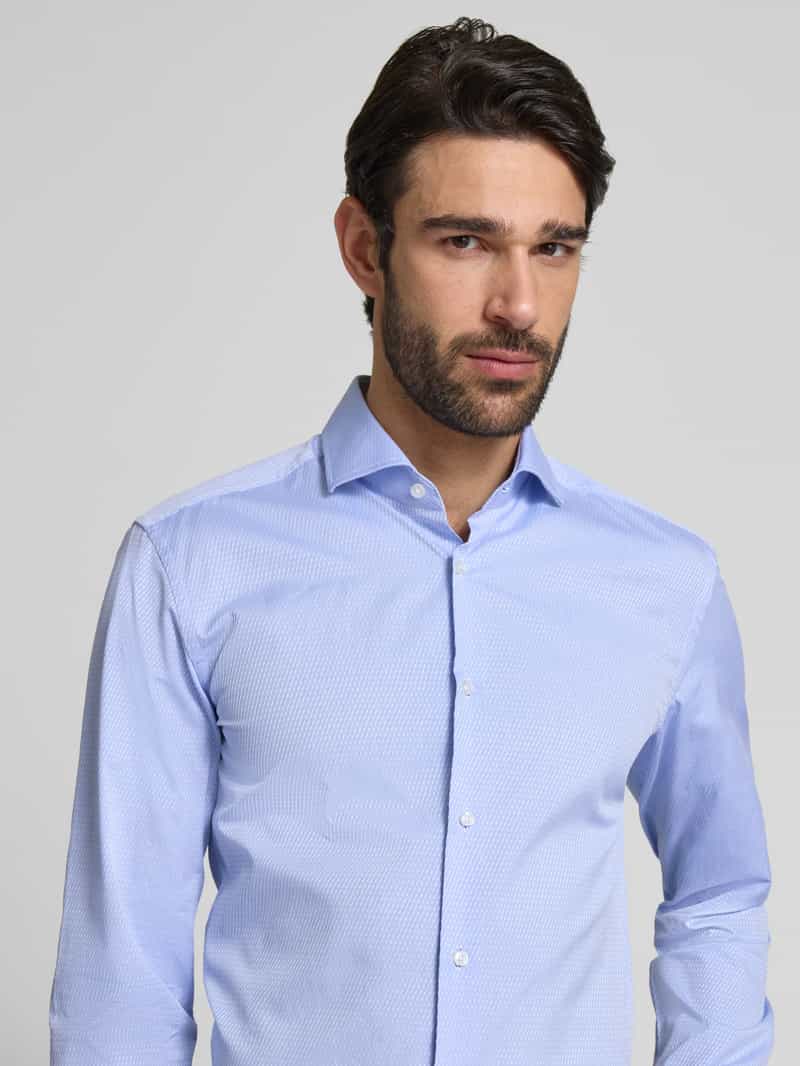 Boss Slim fit zakelijk overhemd met haaikraag