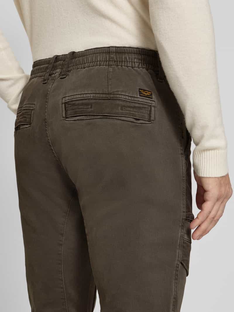 PME Legend Stoffen broek met steekzakken