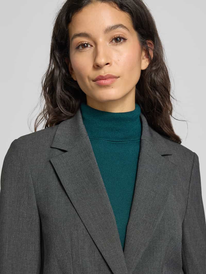 comma Pullover van viscosemix met col