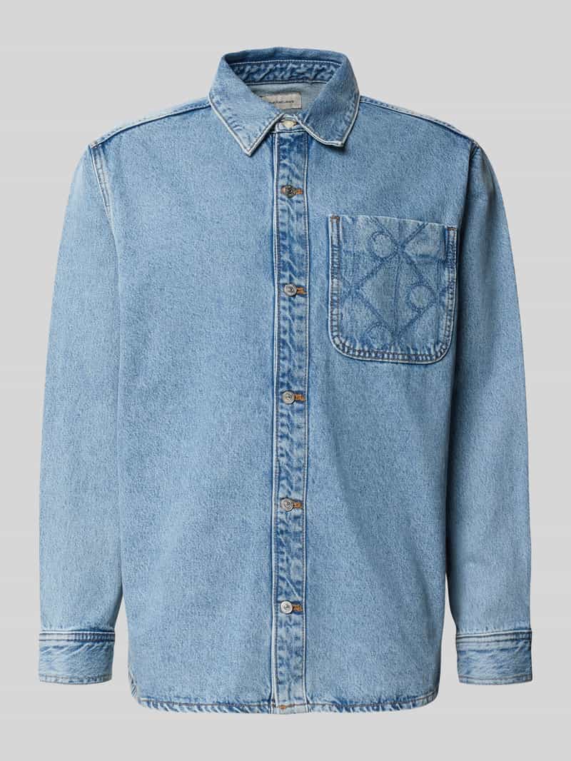 Calvin Klein Jeans Vrijetijdsoverhemd in denimlook