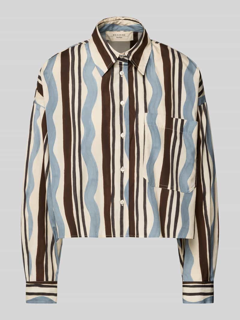 Weekend Max Mara Regular fit blouse met overhemdkraag model 'RAGTIME'