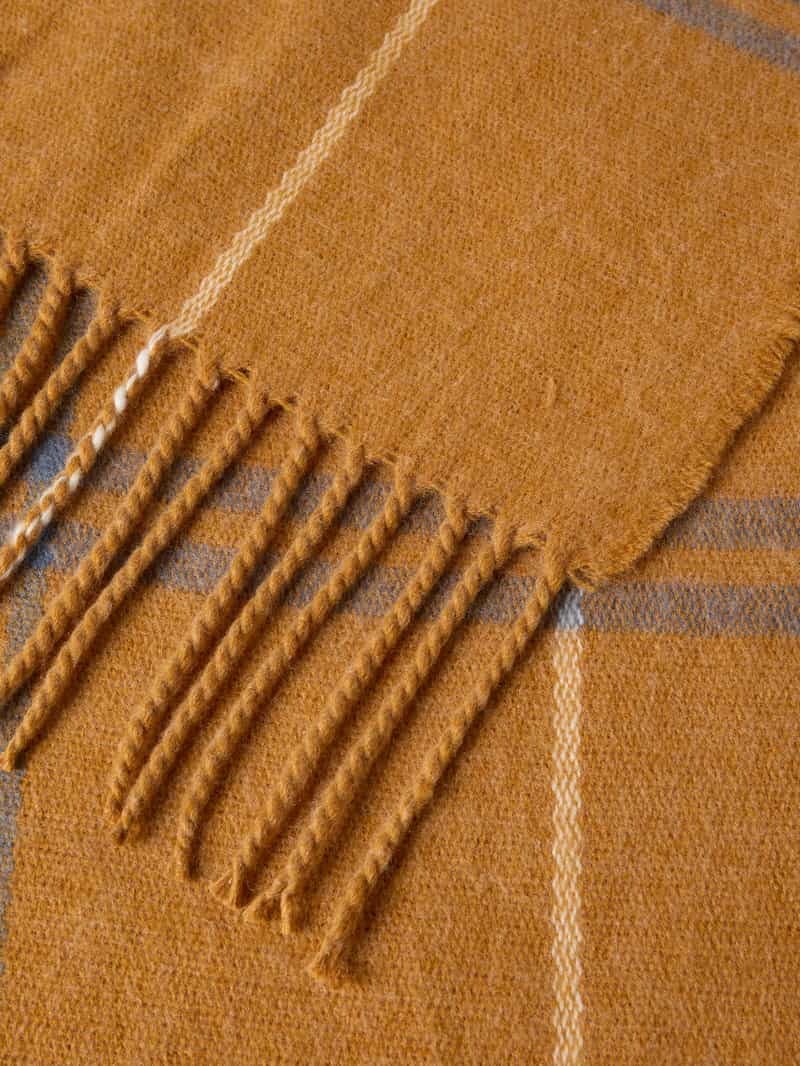 MCNEAL Sjaal met rasterruit en franjes