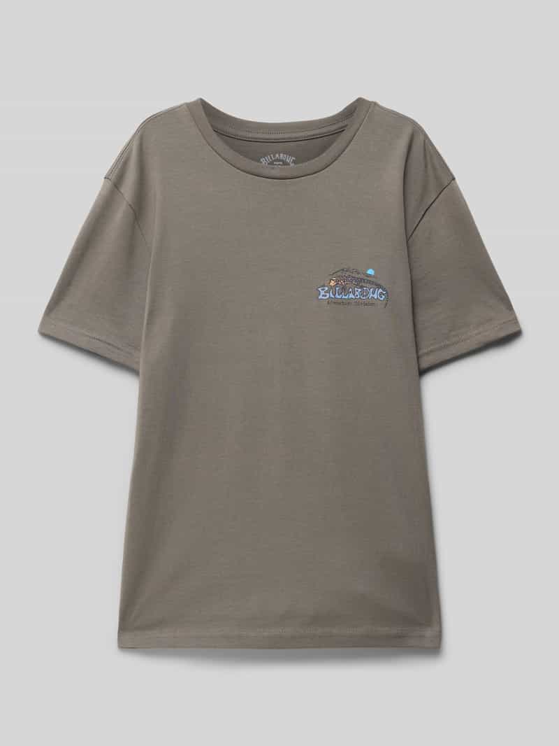Billabong T-shirt met labelprint model 'LIZARD MOUNTAIN'