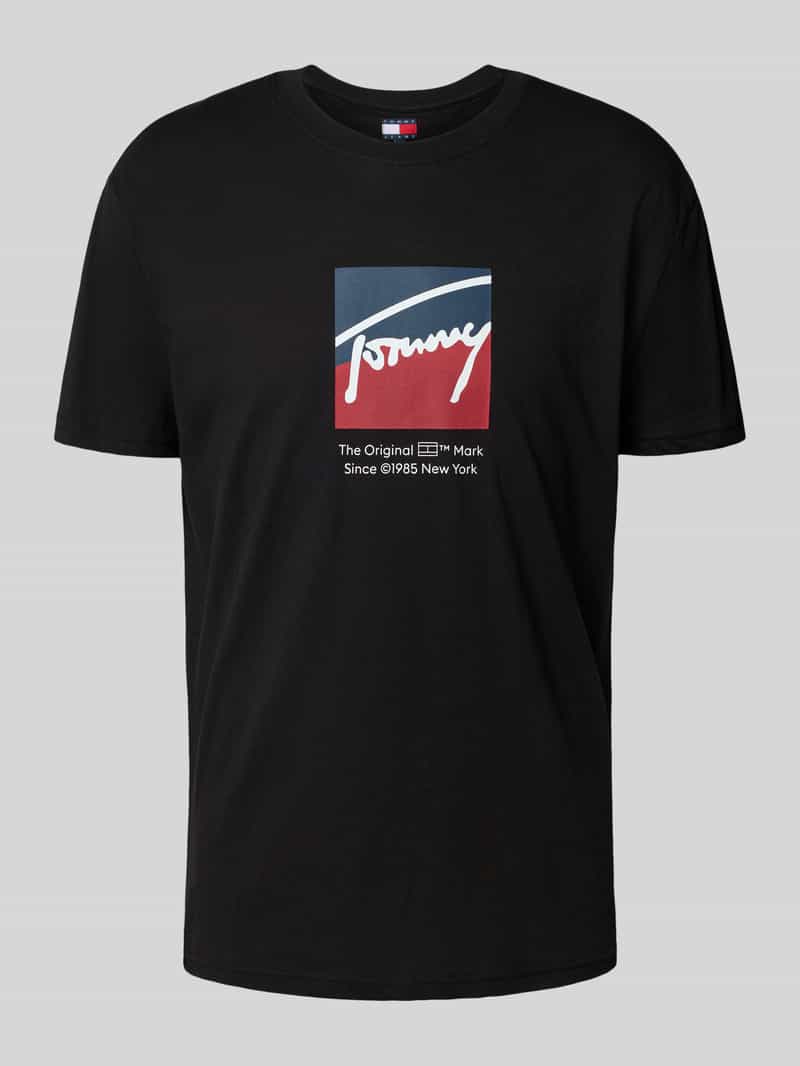 Tommy Jeans Regular fit T-shirt van puur katoen