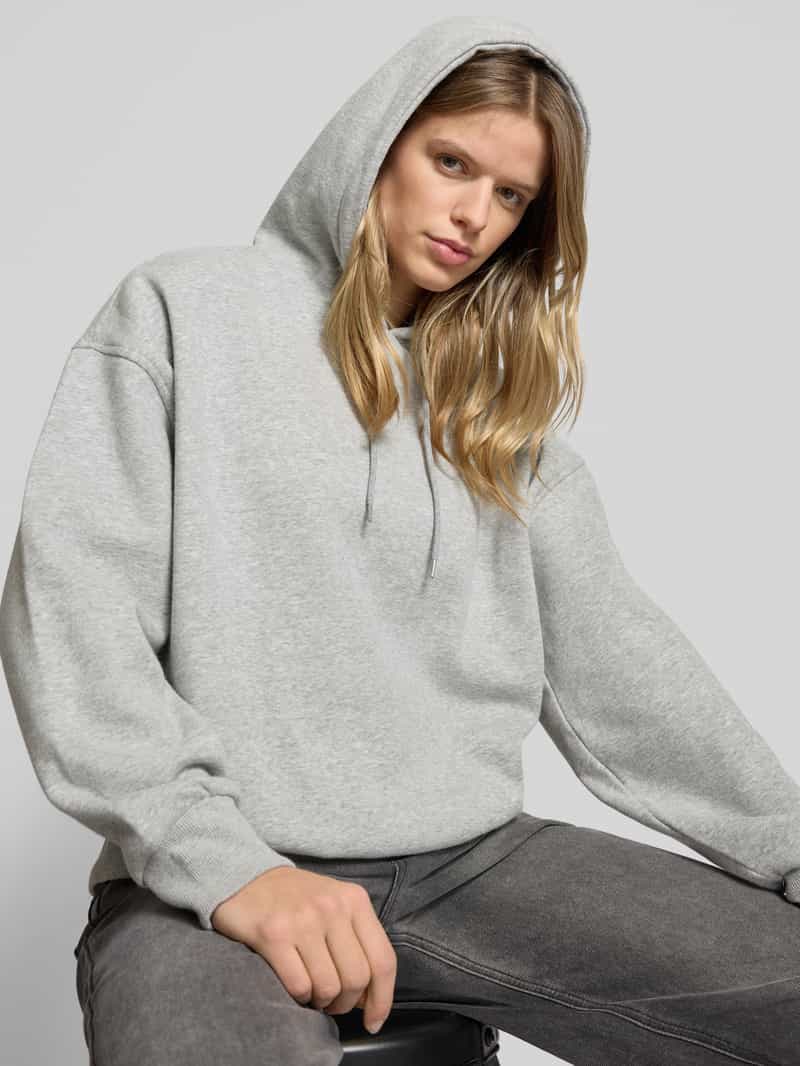 Review Oversized hoodie met ribboorden