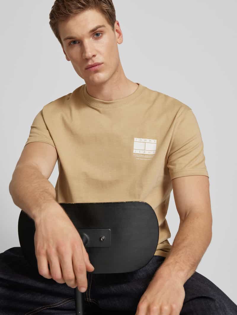 Tommy Jeans T-shirt met labelprint
