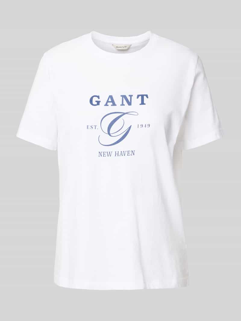 Gant T-shirt met labelprint