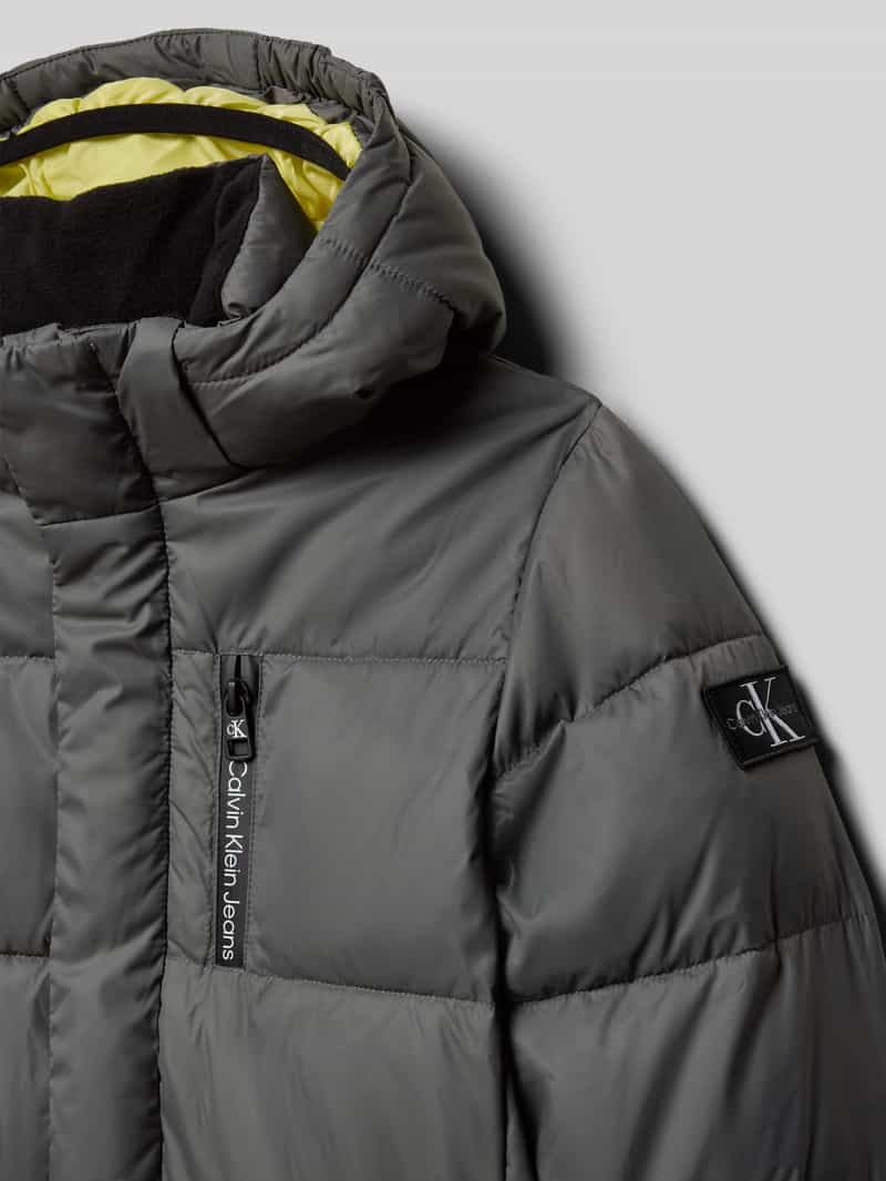 Calvin Klein Jeans Gewatteerd jack met capuchon