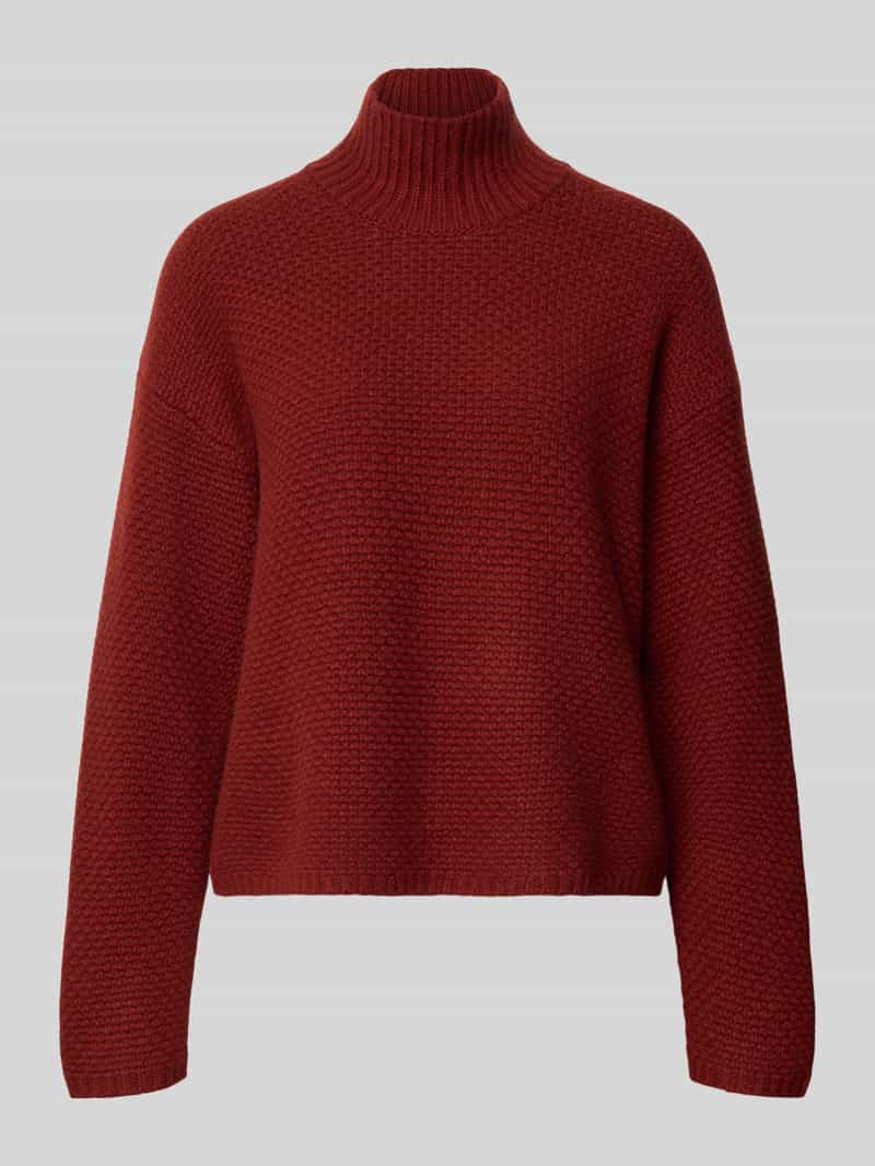 Windsor. Gebreide pullover van kasjmier met opstaande kraag