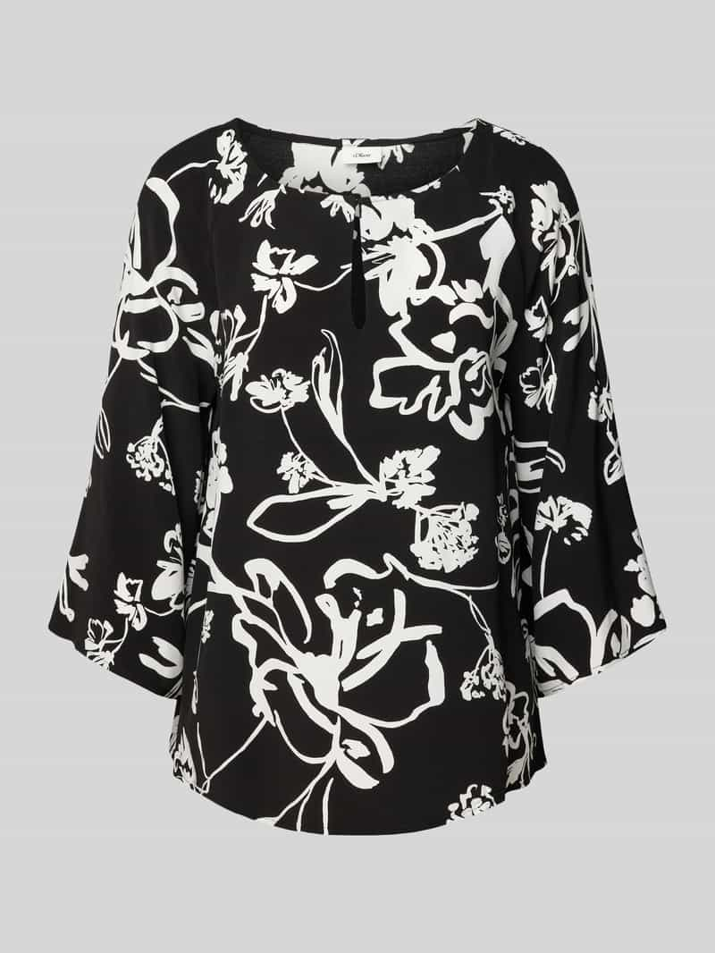 S.Oliver BLACK LABEL Blouse met druppelvormige hals