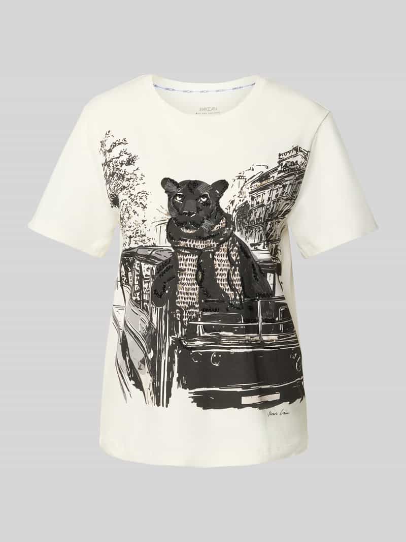 Marc Cain T-shirt met ronde hals