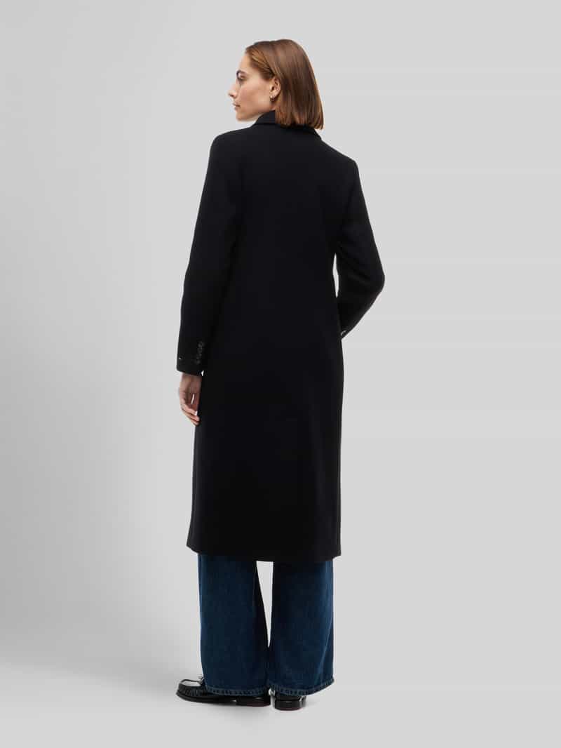 Tommy Hilfiger Slim fit lange jas van wolmix