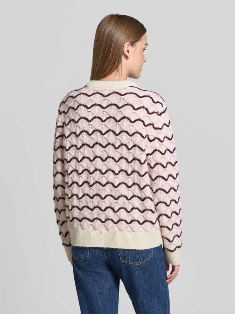 YAS Gebreide pullover in all-over look model 'GESLY'